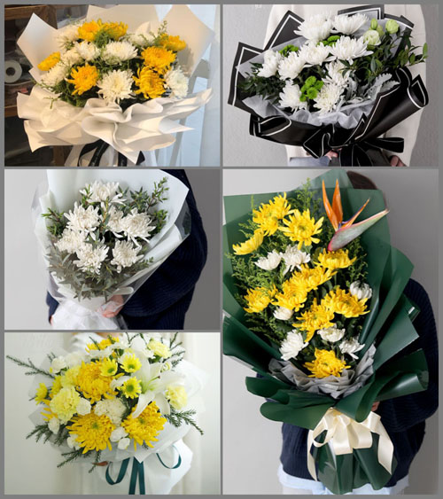 广东清远市英德市黎溪镇松柏村白事花束代送